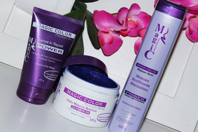 antes e depois Resenha: Kit Magic Color Power