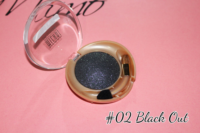 sombra baked milani #02 Black out