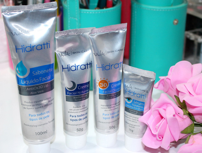 Resenha: Linha facial Hidratti Skin Care Vult