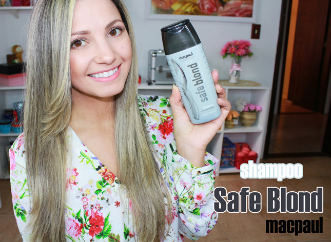 Resenha: shampoo Safe Blond Macpaul desamarelador