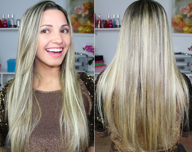 aplique tic tac cabelo humano loiro clarissimo