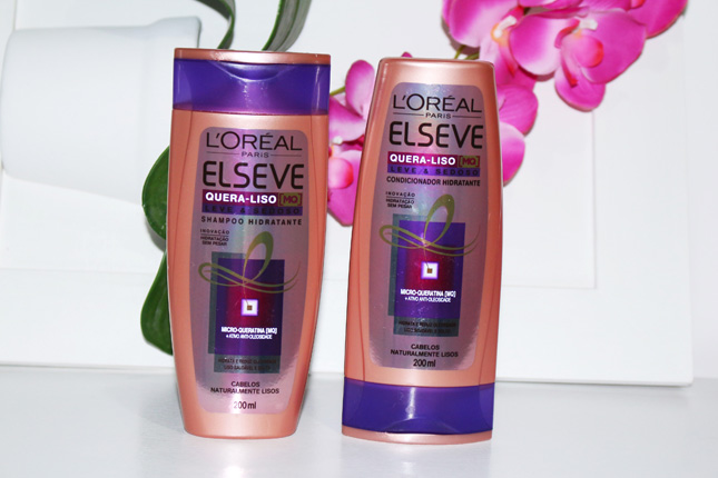 Resenha Shampoo e condicionador Elseve Quera Liso