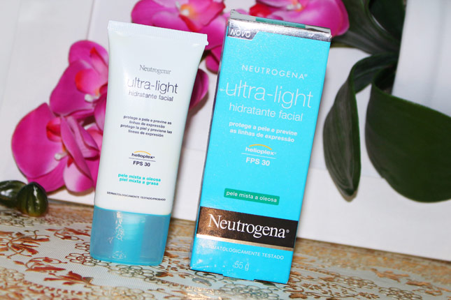 Resenha: Ultra Light Neutrogena Hidratante facial pele mista a oleosa