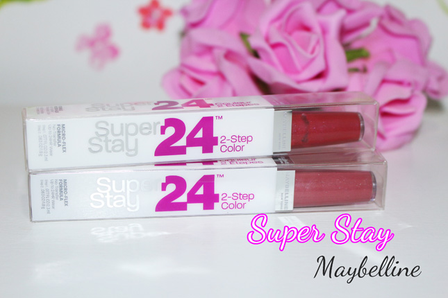 Batons Super Stay 24 Maybelline: Berry Persistent e Perpetual Plum