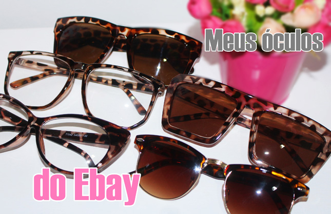 Alguns dos meus óculos do Ebay