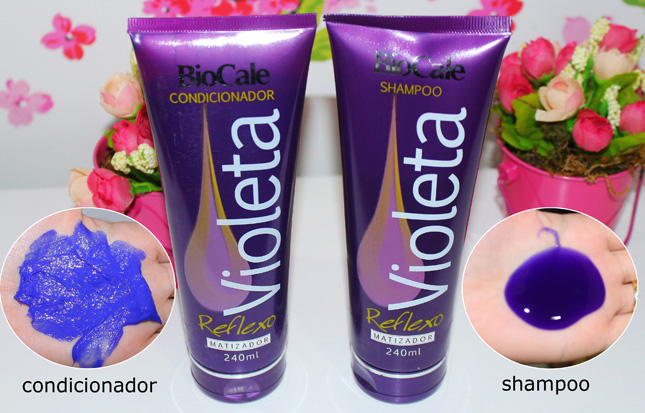 Resenha: Biocale Reflexo Violeta shampoo e condicionador matizador loiros