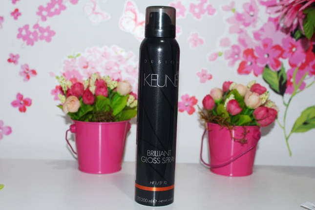 Resenha: Brilliant Gloss spray Keune