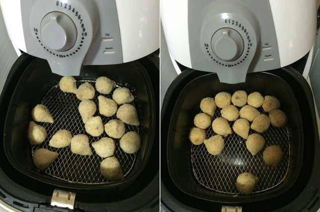 coxinha na airfry