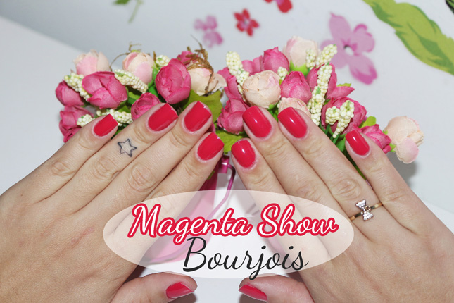 Magenta Show ultra shine Bourjois no esmalte da semana