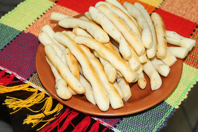 Palitinhos de queijo e polvilho doce sem gluten