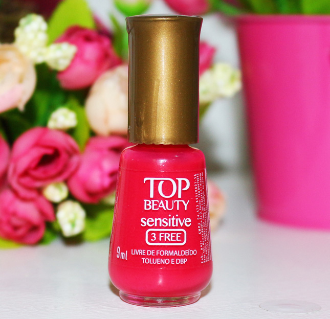 Frisson 3 free Sensitive Top Beauty no esmalte da semana