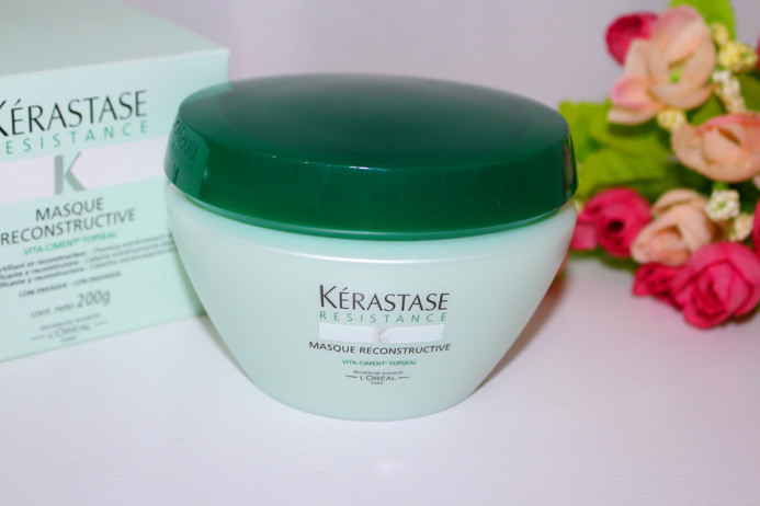 Resenha: Kerastase Resistance masque reconstructiveEu vou 
